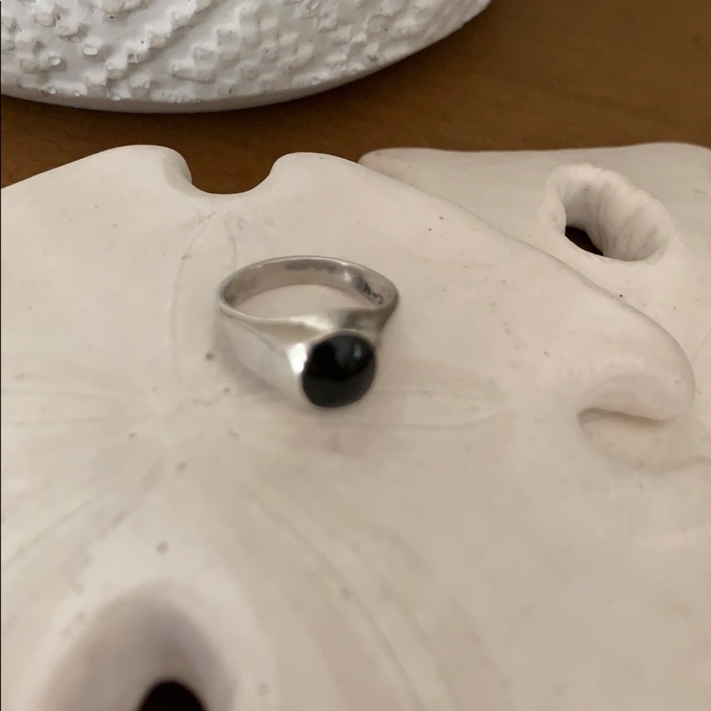 Black Onyx 925 Silver Women’s Ring